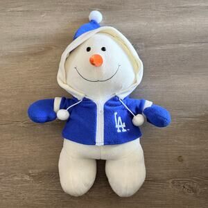 Los Angeles Dodgers Memory Company MLB Plush 17" Tall Holiday Snowman